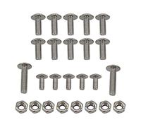 Carbpro 25 pièces pour Yamaha Banshee Boulons Vis Écrou Kit de montage en plastique