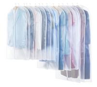 Carbrea Lot de 15 sacs à vêtements transparents pour suspendre des vêtements, des robes, des sacs de costume pour le rangement des placards, les voyages - 61 x 101,6 cm/119,4 cm/139,7 cm