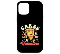 Carbs are My Valentine - Pizza Baker Italien pour Les Amateurs de Cuisine Coque pour iPhone 12/12 Pro