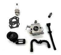 Carbu Carburateur Kit De Carburateur Pour Stihl MS180 MS170 Pour MS180C MS170C 017 018 11301200603 C1Q-S57 C1Q-S57A C1Q-S57B Tronçonneuses À Essence Carburateur débroussailleuse(Carb kit)