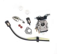 Carbu pour Moteur Carburateur kit Kit carburateur pour 52cc 49cc 43cc avec Joint Tuyau Bougie Filtre à Essence Accessoires pièces et kit de réparation pour Moteur 40-5 44-5(Green)