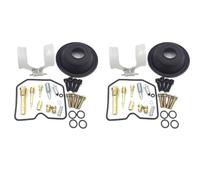 Carbu pour Moteur Kit de réparation de carburateur adapté au Convient pour Yamaha FZ400 4 ans de 1997, configuration du diaphragme à vide et du flotteur moto Carburateur