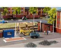 Carburant Boutique : Bureau Bâtiment + Convoyeur Ceinture + 2 Trémies N Gauge