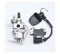 Carburateur 13 Mm + Bobine D'allumage Pour Moteur 2 Temps 43 Cc, 47 Cc, 49 Cc, Pocket Bike, Dirt Bike, VTT, Scooters, Pour X1 Pour X2 Pour X6 X8 Bobine Allumage