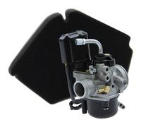 carburateur 17,5mm YSN Sport RMS E-Choke + filtre à air RMS Fast Rider Piaggio Zip
