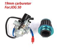 Carburateur 19mm Avec Filtre À Air Pour Scooter, 2 Temps, 50cc 90cc, Pour Cyclomoteur Jog50 Jog90 1e40qmb 1pe40qmb 1e50qmg E-Ton Polaris