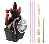 Carburateur 26 mm pour PWK 75 cc-125 cc Dirt Bike Motocross Moto Scooter pour ATV Quad Alliage d'aluminium Noir Réglage automatique
