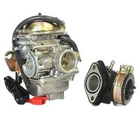 Carburateur 2EXTREME 24 mm + pipe 22 mm compatible avec JINLUN JL50QT-5