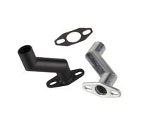 Carburateur 32mm 40mm collecteur décalé W joint adapté for 49cc 60cc 66cc 80cc pièces de vélo motorisé(32-40mm Silver)