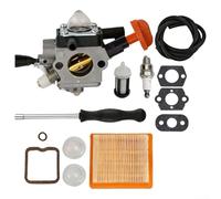 Carburateur 4180-120-0617 pour tondeuse Stihl-FS131 FS311 HT133 HT134 - Kit complet de remplacement de carburateur avec filtre à air et joint de bougie d'allumage
