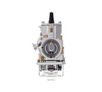 Carburateur à glissière plate CNC, type PWK 26 - argent anodisé