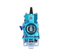 Carburateur à glissière plate CNC, type PWK 28 - bleu anodisé