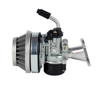 Carburateur À Starter Compatible Avec 49cc 50cc 80cc Carburateur 2 Temps Refroidi Par Eau Avec Tuyau D'admission Et Filtre À Air Pour Moto