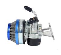 Carburateur À Starter Compatible Avec 49cc 50cc 80cc Carburateur 2 Temps Refroidi Par Eau Avec Tuyau D'admission Et Filtre À Air Pour Moto