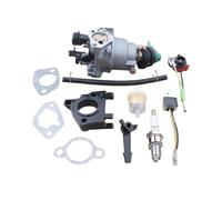 Carburateur adapté aux Moteurs GX340 11HP et GX390 13HP avec Bougie d'allumage et kit de Charge de Filtre à air 16100-ZF6-V01