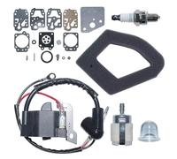 Carburateur Assemblage Bobine D'allumage Carburateur Reconstruire Réparation Joint Air Filtre À Carburant Kit Pour GX35 Pour GX 35 Tondeuse Débroussailleuse Tondeuse