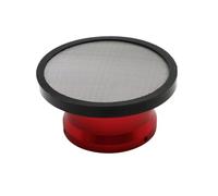 Carburateur Assemblage Interface De Filtre À Air De Carburateur De Moto 63mm Pile Vitesse Klaxon De Coupe De Vent Avec Filet En Maille Pour PWM PWK 34 36 38 40 42mm(Red with net)