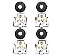 Carburateur Assemblage Kit De Réparation Carburateur De Moto Diaphragme De Siège À Aiguille Flottante Pour Kawasaki Pour ZX1100 C1-C4 Pour ZZR1100 D1-D5 1991-1997(4 SET A)