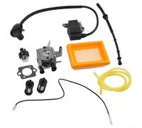 Carburateur avec bobine d'allumage Filtre à air Kit de filtre à carburant pour FS120 FS 200 FS 250R pour débroussailleuse FS300 FS350 4134 120 0603, 4134 400 1301, 4134 141 0300 Pièce de rechange