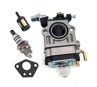 Carburateur avec bougie d'allumage, filtre pour débroussailleuse Florabest FBS 43 A1, FBK 4 B2 4 en 1, Parkside PBK 4 A1, PBS 2 A1.