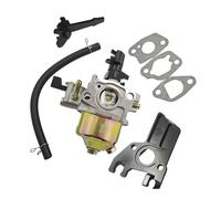 Carburateur avec entretoise isolante et joint de conduite de carburant, compatible avec les moteurs de tondeuses 4 temps GX200 et GX160.