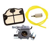 Carburateur avec Filtre à Air Tuyau d'Essence et Filtre à Essence pour Tronçonneuse Husqvarna 36 41 136 137 141 142