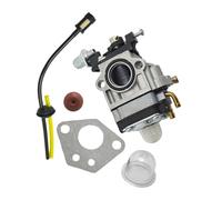 Carburateur avec Joint et durite d'essence, Compatible avec Les Moteurs de débroussailleuses 52cc, 49cc et 43cc. Comprend : Joint de carburateur, Pompe d'amorçage et durite d'essence.