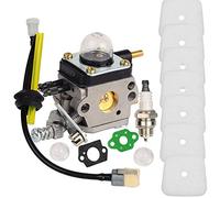 Carburateur avec kit de repower de filtre à air compatible avec motoculteur Mantis 2 temps 7222 7222E 7222M 7225 7230 7234 7240 7920 7924 remplacement C1U-K54A 12520011822 12520011822 3122