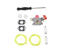 Carburateur avec kit d'outils compatible avec souffleur à gaz Craftsman 25 cc, performance 470 cfm, construction en plastique et en métal