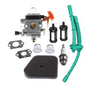 Carburateur avec Tuyau d’Essence Joint Membrane pour Débroussailleuse STIHL FS100 FS100R FS110 FS110R FS110X FS100RX FS130R