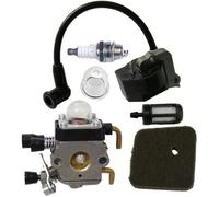 Carburateur Bobine d'Allumage Bougie Filtre pour Débroussailleuse Coupe-bordure STIHL FS38 FS55 FC55 FS45 FS46 KM55 HS45