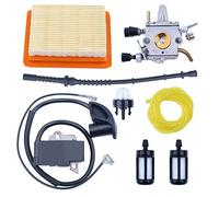 Carburateur Bobine d'allumage Filtre Filtre à air Tuyau de carburant Tune Up Kit pour STIHL FS120 FS200 FS250 Trimmer Débroussailleuse