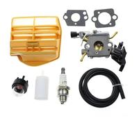 Carburateur C1M-EL37B for tronçonneuse à Essence 445 445E 450 450E avec kit de réglage et Filtre à
