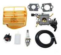 Carburateur C1M-EL37B for tronçonneuse à essence Hus 445, 445E, 450 et 450E avec kit de mise au point du filtre à air
