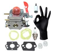 Carburateur C1U-W19 pour McCulloch MC025 MC125 MT250CLS Poulan Pro PP25 PP25E PP25CFA PP25SFA PP26E PP025 PP125 PP125E PP325 PP258TP PP258TPC PR25BC PR25BC PR225E 5PS SM70 5 SM706 P4500 P4500F