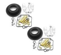 Carburateur Carb 2 Pièces pour Mikuni BST33 pour BMW F650 1993-2000 Kit Réparation Carburateur Moto Carb Float Diaphragmes À Vide Motocross Carburateur(Set D)