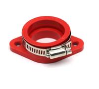Carburateur Carb Adaptateur de carburateur de Moto pour Admission d'air PE PWK21-34, Tuyau d'admission en Caoutchouc Carburateur(32-34mm Red)