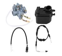 Carburateur Carb + Boîte de filtre à air + Câble d'accélérateur + Câble de starter pour Y ZINGER PW 50 PW50 Métal + Plastique