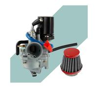 Carburateur Carb Carburateur avec Filtre À Air Moto Et Scooter pour Jog 50 50cc pour JOG90 pour PZ19J pour 1E40QMB 19 Mm 2 Temps Carburateur Carbu(Jog Set Red)