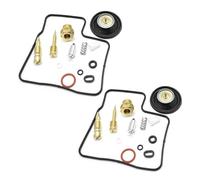 Carburateur Carb Lot 2 Kits Réparation Carburateur Moto Shadow VT1100 VT 1100 Diaphragme Piston Soupape Coupure Carburateur Flotteurs Motocross Carburateur(2 Repair Kits)