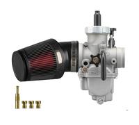 Carburateur Carb pour Suzuki 2T 4T Moto Motocross Kit Filtre À Air CNC pour Carburateur PE 24/26/28/30 Mm Moto Motocross Jets Carburateur Power Carb Modifiés Moteur Carburateur(PE24 Sport Kit)