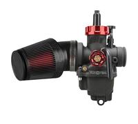 Carburateur Carb pour Suzuki 2T 4T Moto Motocross Kit Filtre À Air CNC pour Carburateur PE 24/26/28/30 Mm Moto Motocross Jets Carburateur Power Carb Modifiés Moteur Carburateur(PE26 Racing Kit)