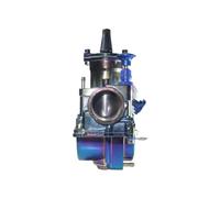 Carburateur Carburateur Ko so universel haute Performance, galvanoplastie colorée PWK24 26 28 30 32 34mm avec filtre vert finition platine(MC28)