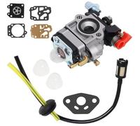Carburateur Compatible avec Walbro Type WYJ 26cc-33cc Débroussailleuses et Tondeuses à Gazon avec Entretoise de Pompe Primaire