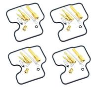 Carburateur Correctif Kit De Réparation De Carburateur pour Moto pour H&Onda pour CB400SF NC31, Gicleur, Aiguille, Flotteur, Membrane, Siège D'aiguille Carburateur Adapté(Ensemble 4)