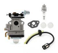 Carburateur coupe gazon adapté for Alko BC410 BC 4125 4535 débroussailleuse carburateur bougie d'allumage filtre à carburant ligne tuyau Carb Kit Carburateur tondeuse