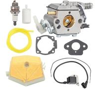 Carburateur de débroussailleuse Kit de filtre à carburant pour carburateur de pour moto, pour 50 51 55 61 254 257 261 262, tronçonneuse pour Walbro WT-170-1 WT-170