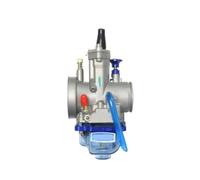 carburateur de moto 1 pièces carburateur universel de course pour moto pour PWK 24 26 28 30 32 34mm couvercle inférieur bleu Transparent(PWK24)