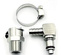 Carburateur de moto Connecteur métallique à dégagement rapide pour pompe à carburant, compatible avec BMW R1200GS ADV R1200RT S1000RR K1200R K1300R K1600GTL HP4 Rninet Carburateur kit(K8-YT516)