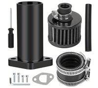 Carburateur de moto Ensemble de joints de collecteur d'admission Convient pour 212cc GX200 VM24 PE, pièces de kart moto Carbu pour Moteur(Black)